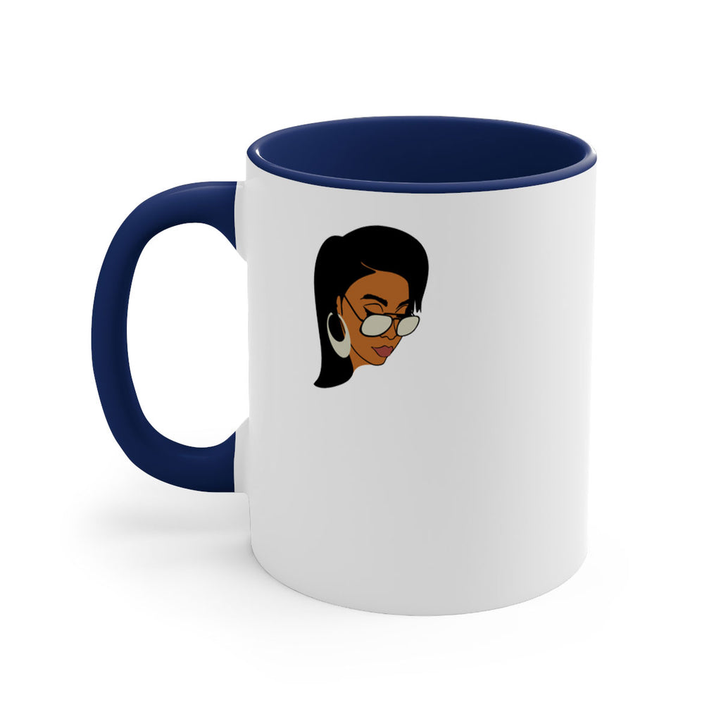 black afro 48#- Black women - Girls-Mug / Coffee Cup