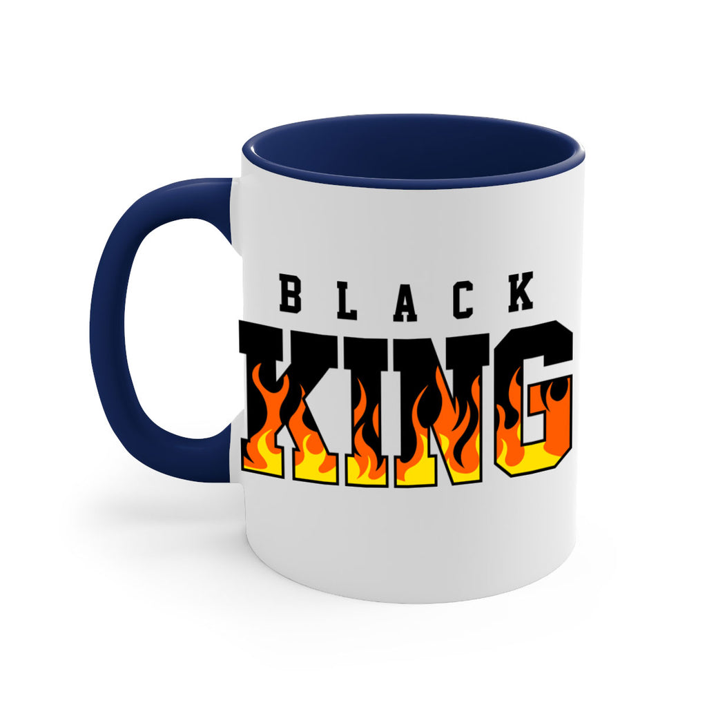 black king flames 232#- black words - phrases-Mug / Coffee Cup