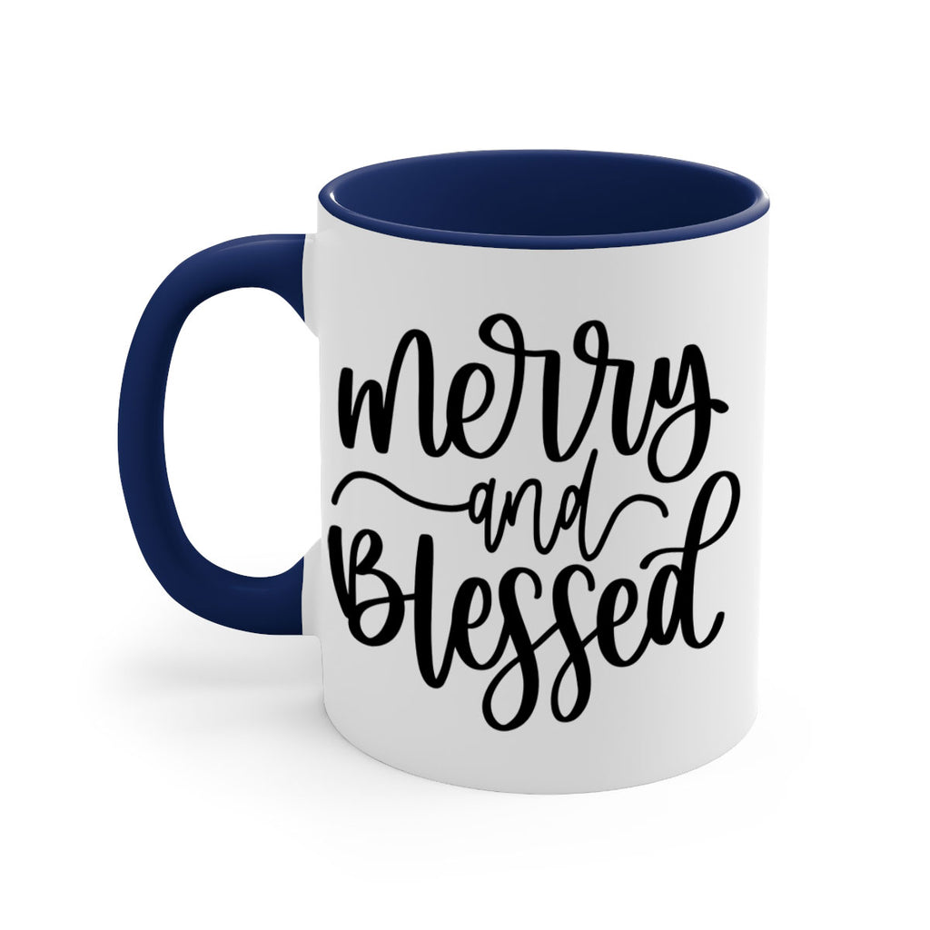 christmas ornamentsmerry and blessed 179#- christmas-Mug / Coffee Cup