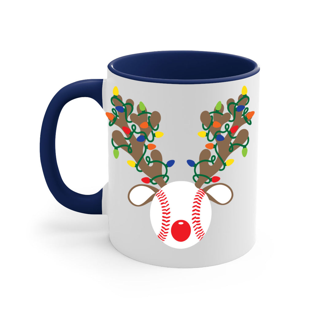 christmas reindeer antler baseball style 114#- christmas-Mug / Coffee Cup