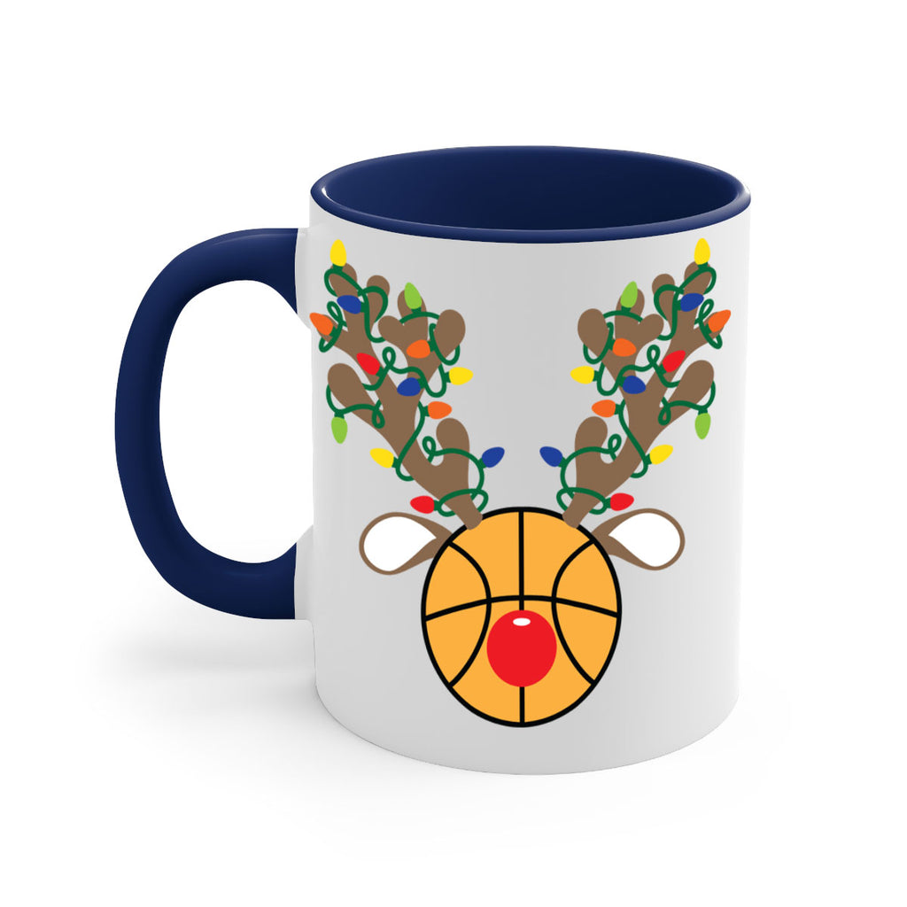 christmas reindeer antler basketball style 115#- christmas-Mug / Coffee Cup