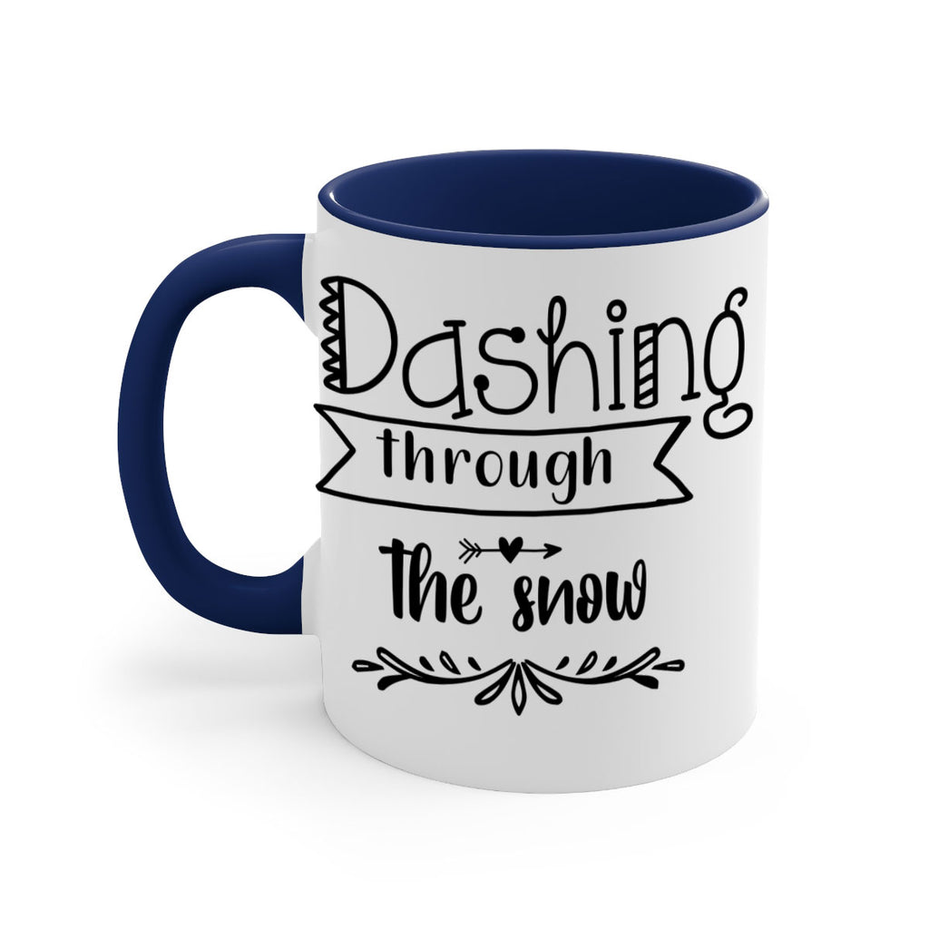 dashing through the snow style 149#- christmas-Mug / Coffee Cup