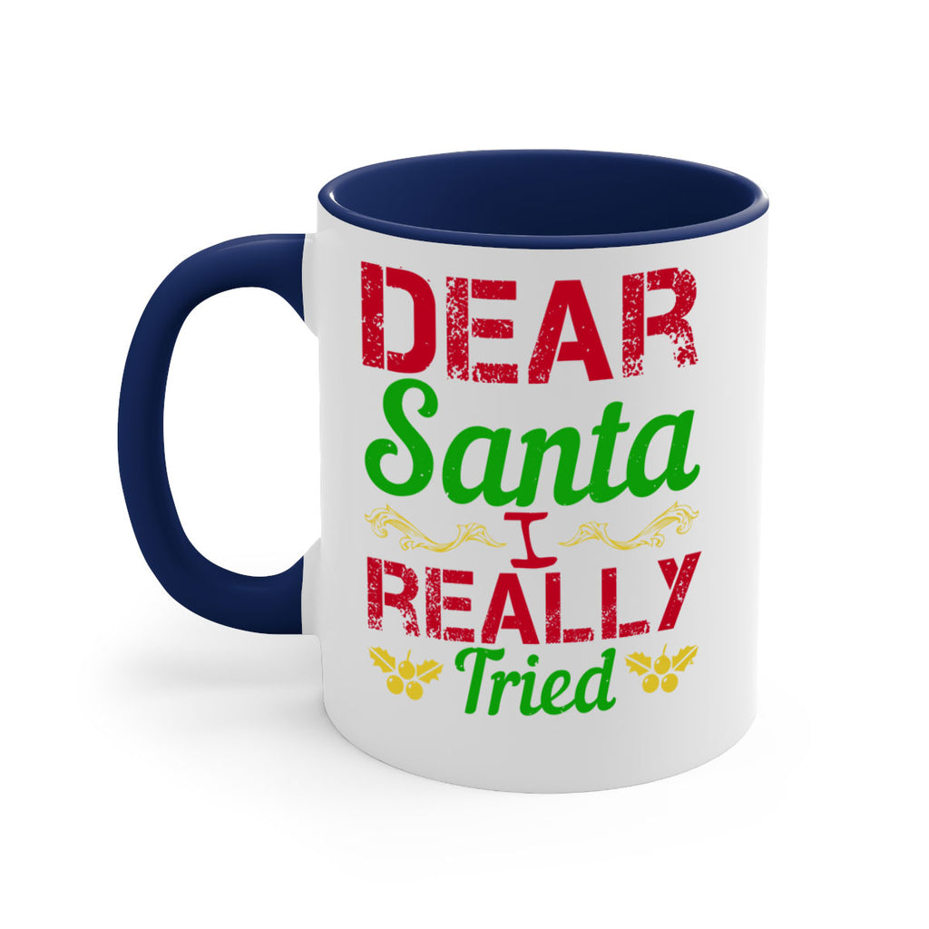 dear santa i really tried 313#- christmas-Mug / Coffee Cup