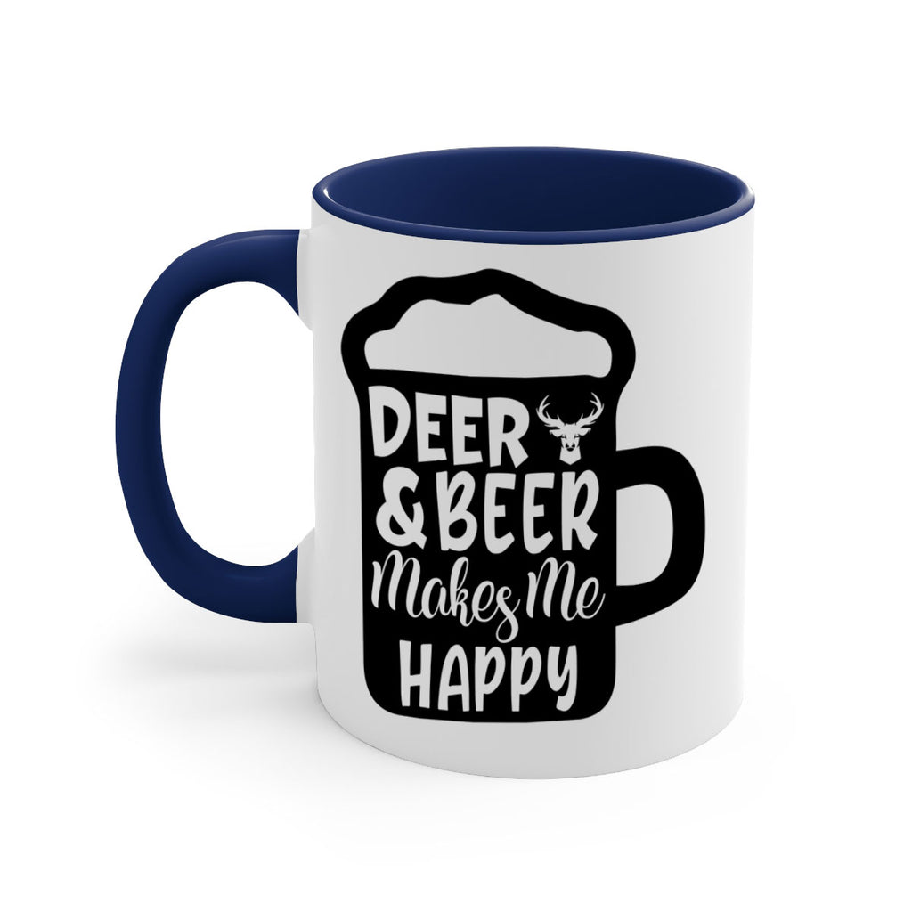 deer and beer makes me happy 17#- hunting-Mug / Coffee Cup