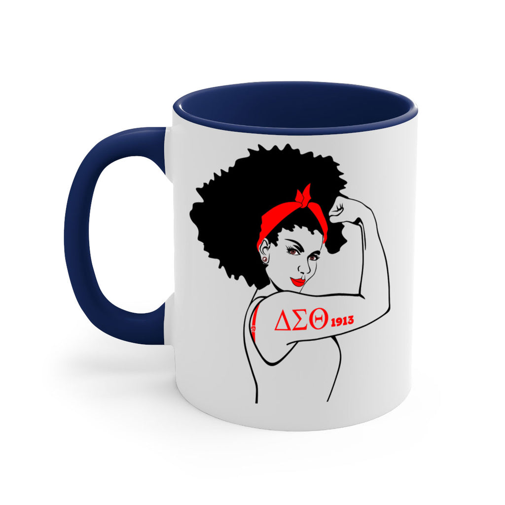 delta sigma theta 6#- black words - phrases-Mug / Coffee Cup