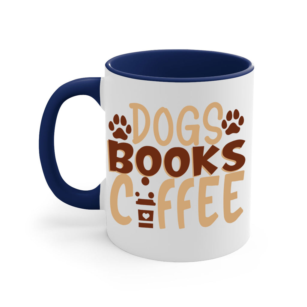 dogs books coffee 214#- coffee-Mug / Coffee Cup