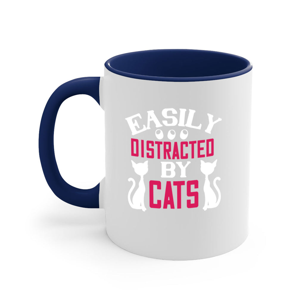 easily distracted by cats Style 46#- cat-Mug / Coffee Cup