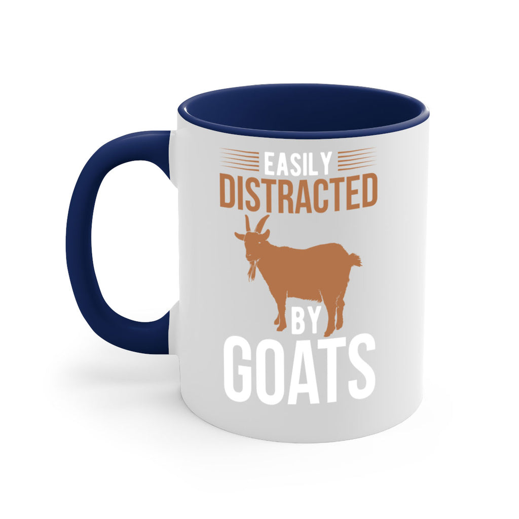 easily distracted by goats Style 5#- goat-Mug / Coffee Cup