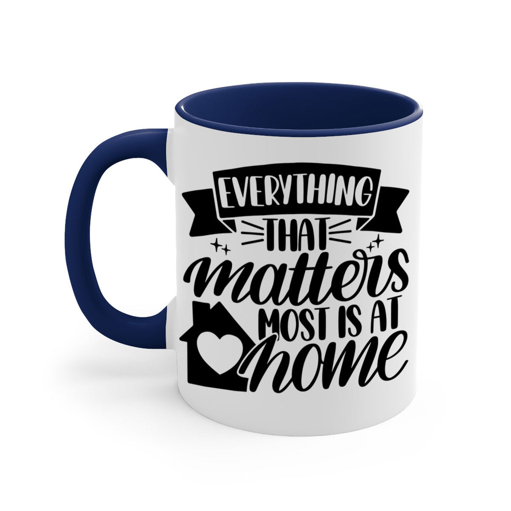 everything that matters most is at home 20#- home-Mug / Coffee Cup