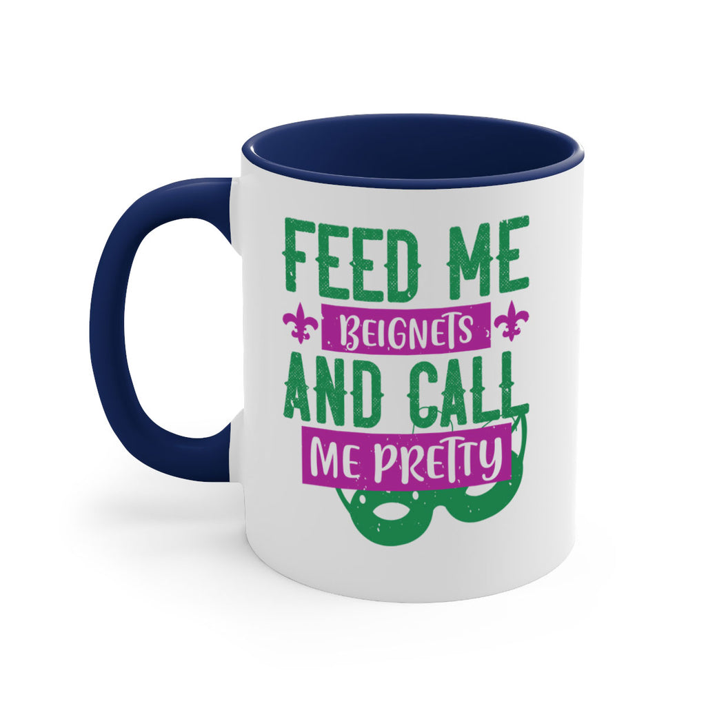 feed me beignets and call me pretty 71#- mardi gras-Mug / Coffee Cup