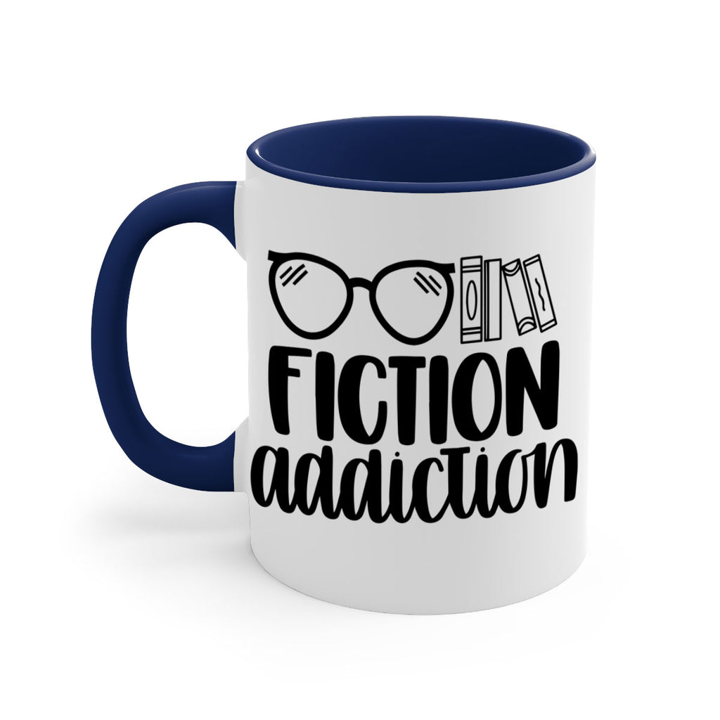 fiction addiction 40#- Reading - Books-Mug / Coffee Cup