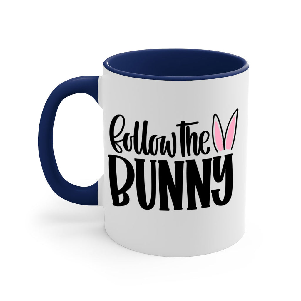 follow the bunny 44#- easter-Mug / Coffee Cup