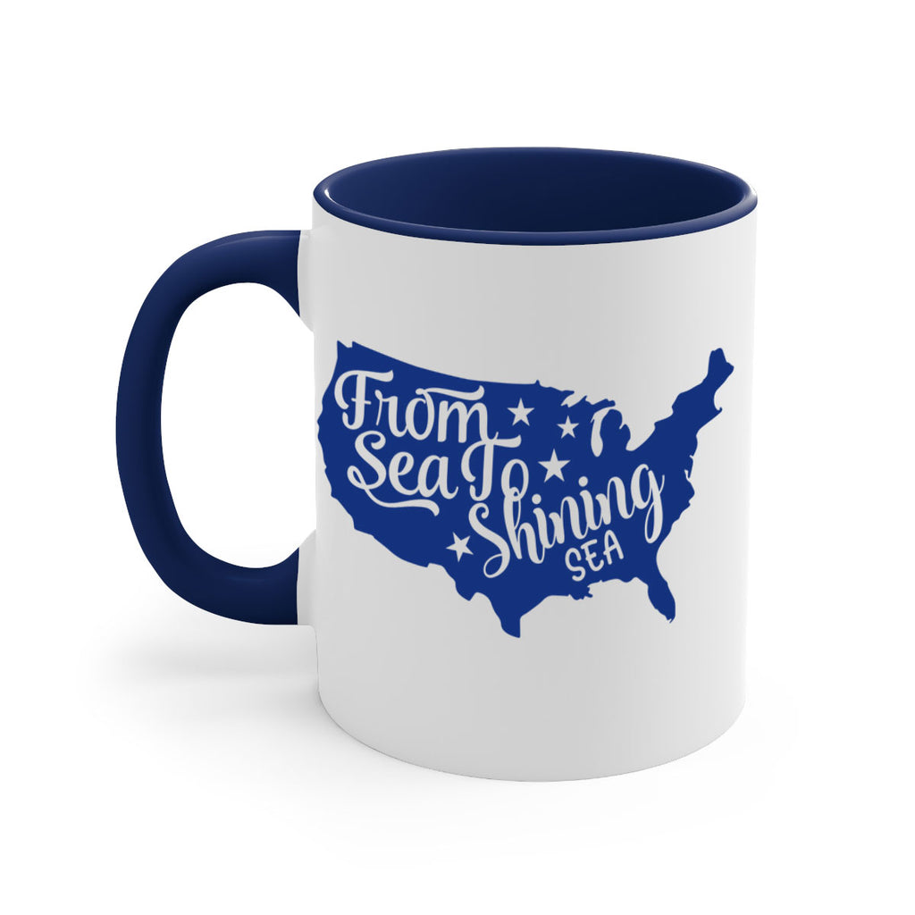 from sea to shining sea Style 52#- 4th Of July-Mug / Coffee Cup