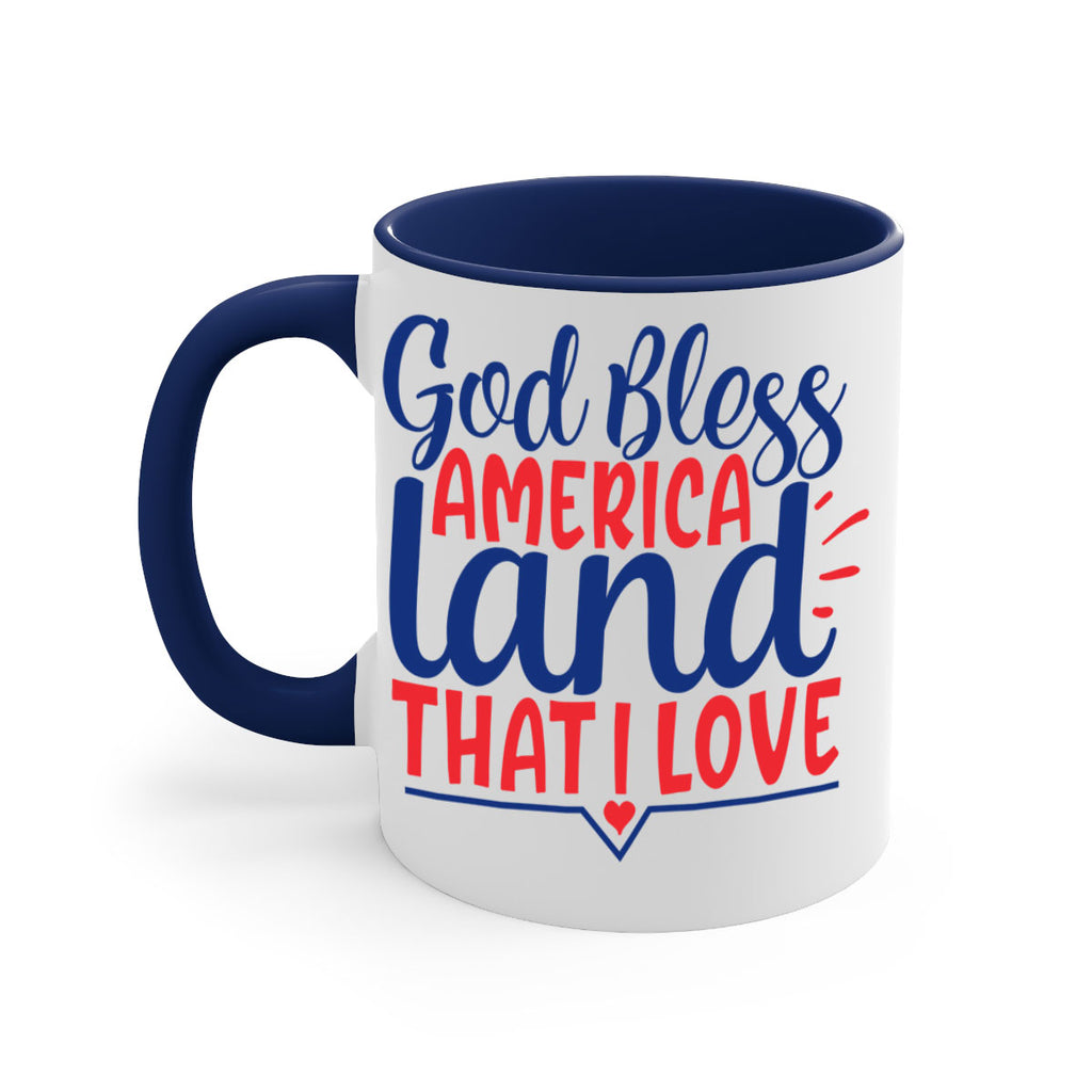 god bless america land that i love Style 54#- 4th Of July-Mug / Coffee Cup
