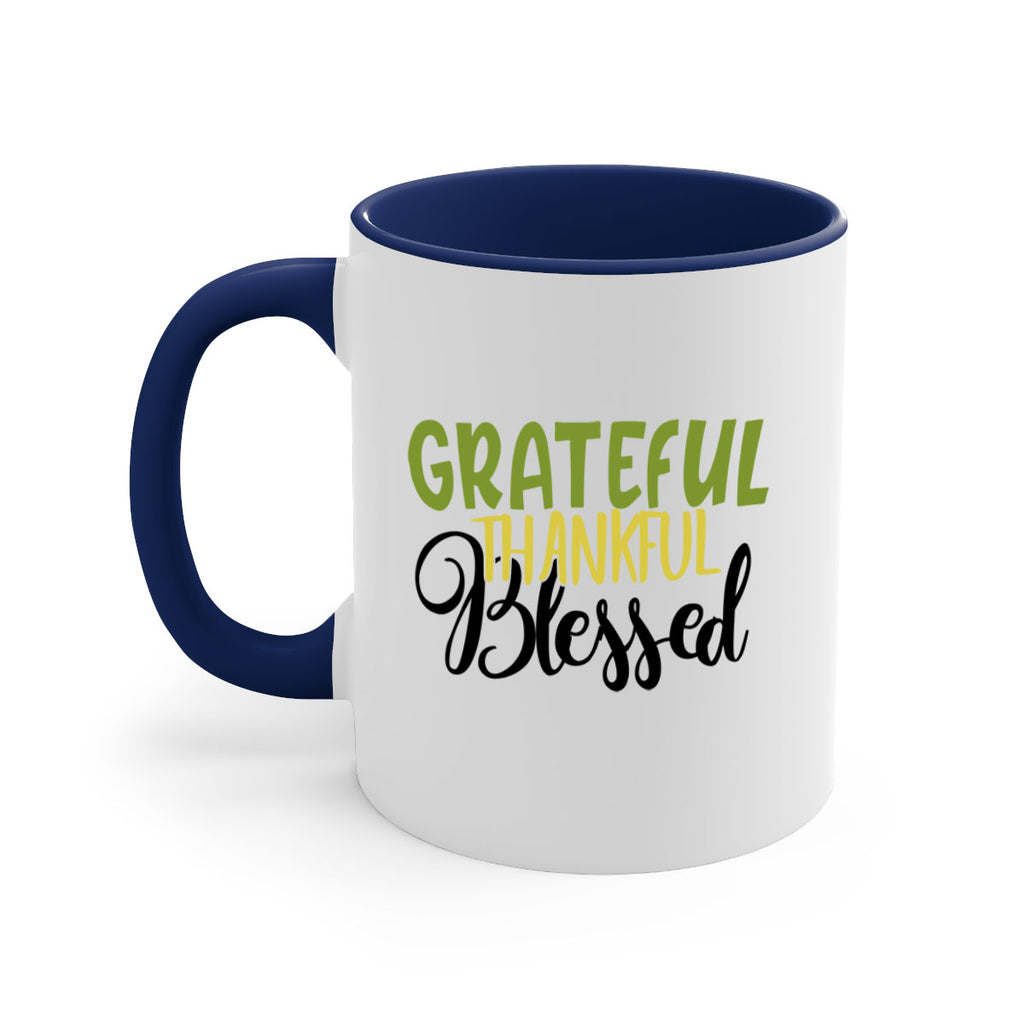 grateful thankful blessed 57#- thanksgiving-Mug / Coffee Cup