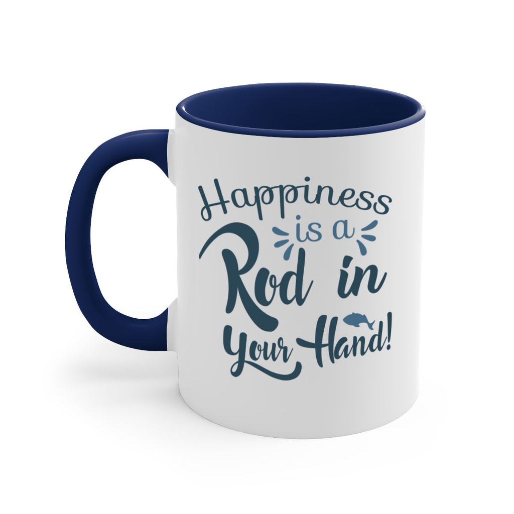 happiness is a rod 123#- fishing-Mug / Coffee Cup