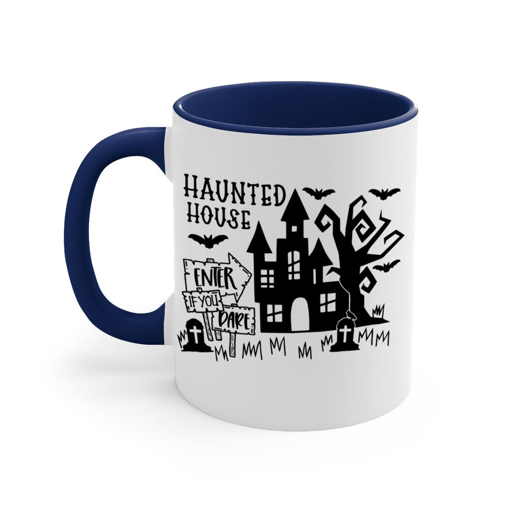 haunted house enter if you dare 60#- halloween-Mug / Coffee Cup