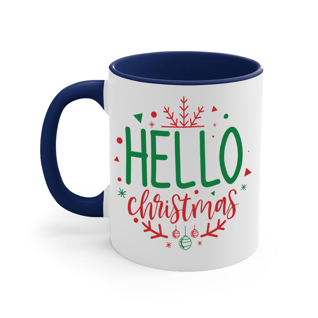 hello christmas style 285#- christmas-Mug / Coffee Cup