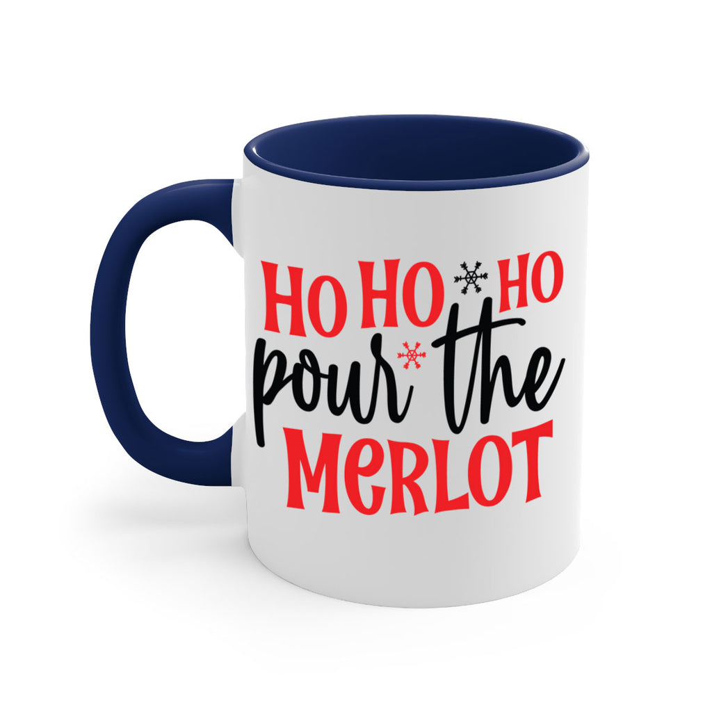 ho ho ho pour the merlot style 291#- christmas-Mug / Coffee Cup