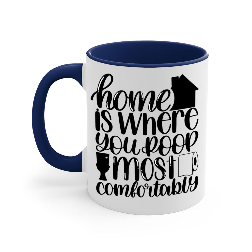 home is where you poop 32#- bathroom-Mug / Coffee Cup