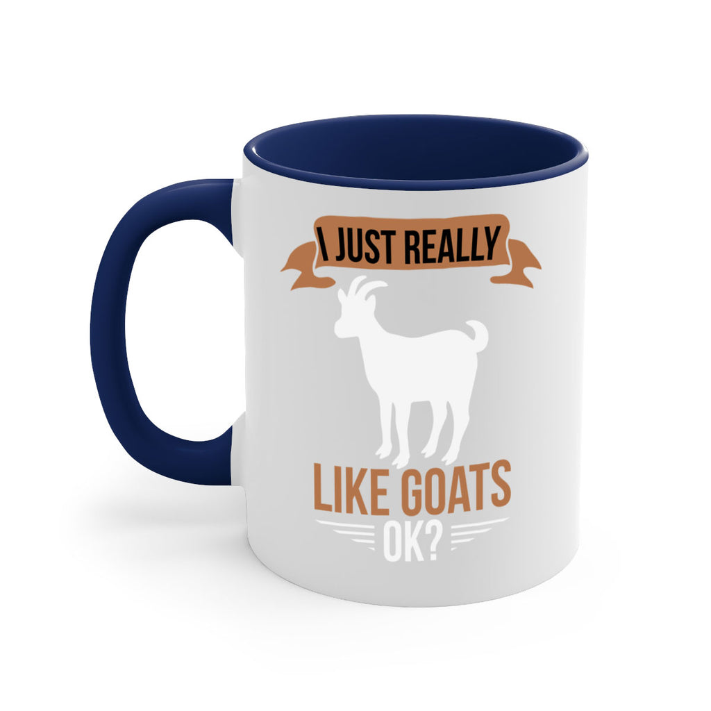 i just really like goats ok Style 3#- goat-Mug / Coffee Cup