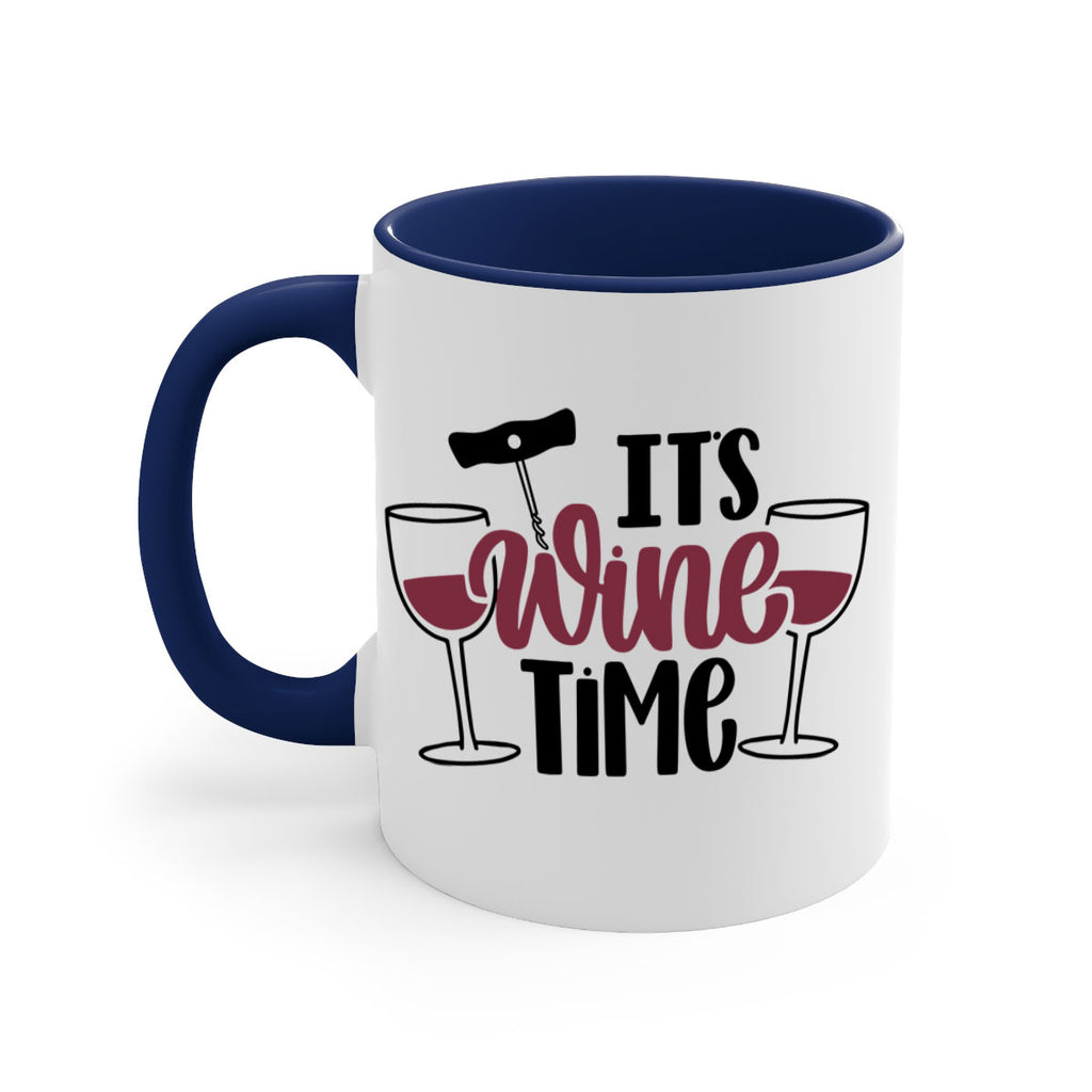 its wine time 46#- wine-Mug / Coffee Cup