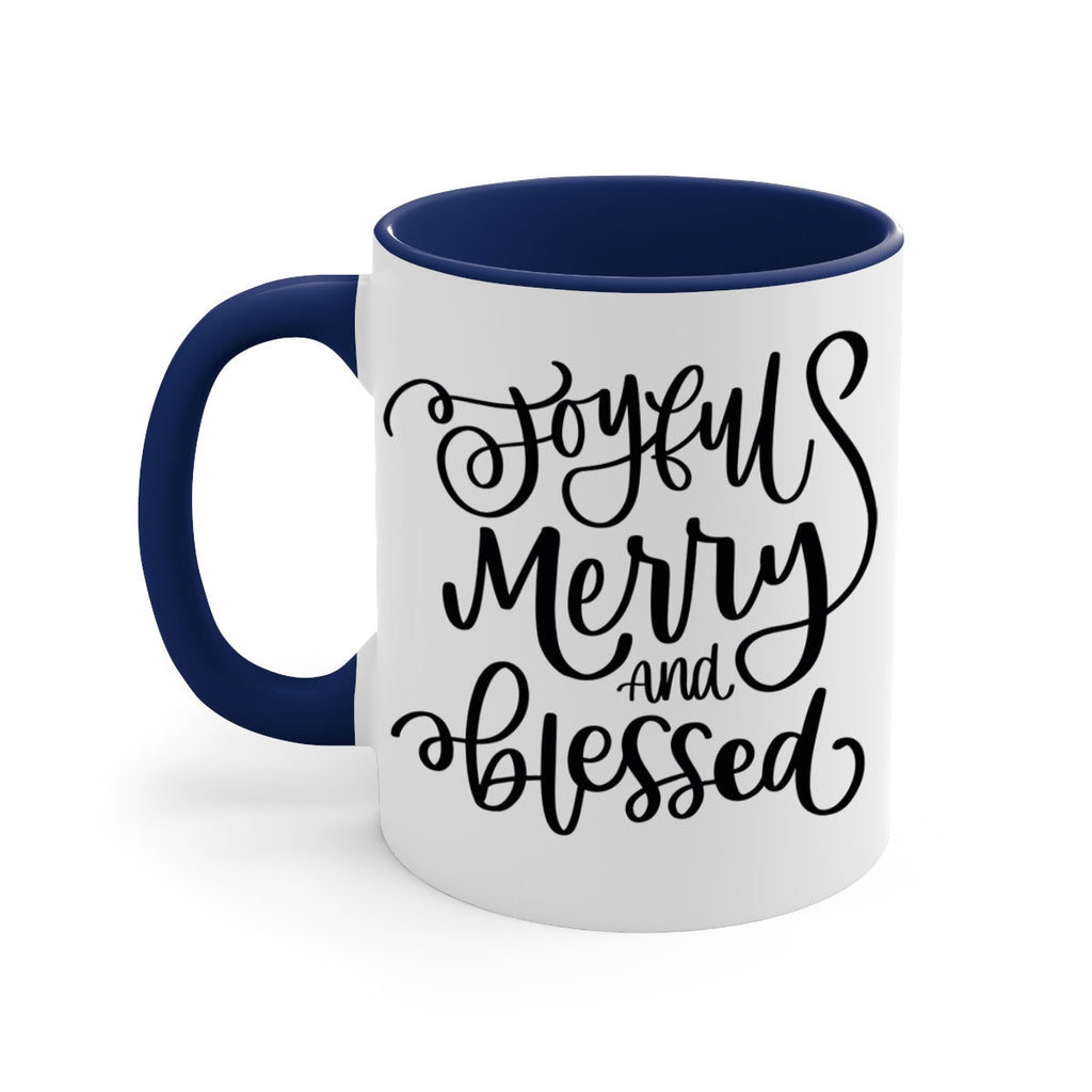 joyful merry and blessed 107#- christmas-Mug / Coffee Cup