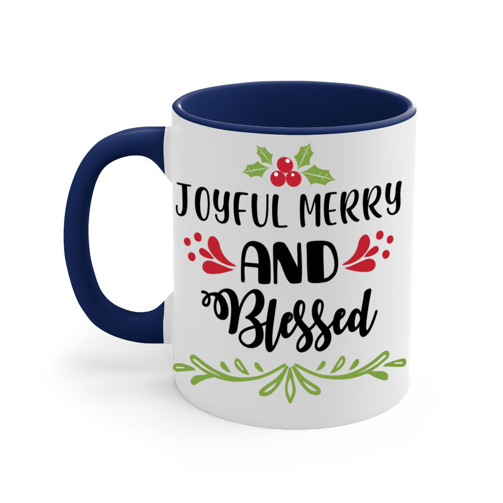 joyful merry and blessed style 419#- christmas-Mug / Coffee Cup