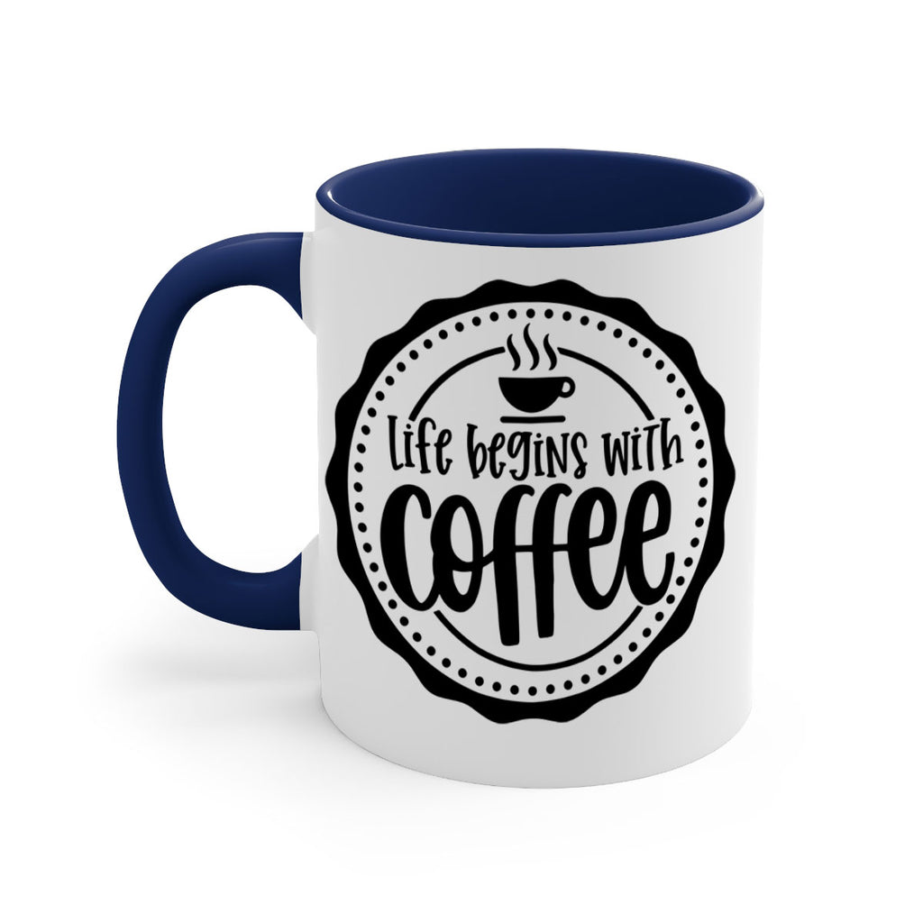 life begins with coffee 76#- coffee-Mug / Coffee Cup