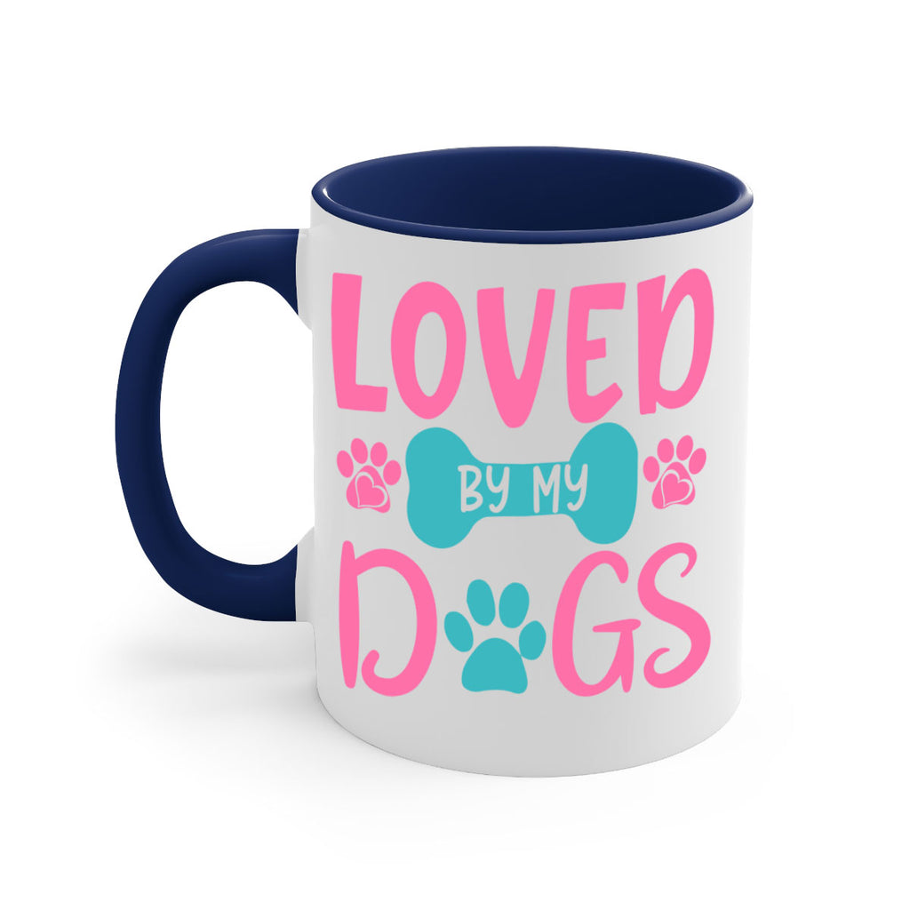 loved by my dogs 327#- mom-Mug / Coffee Cup