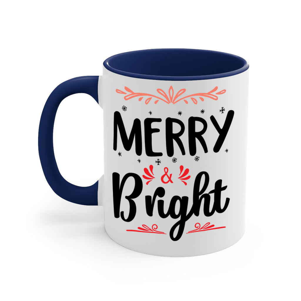 merry & bright style 467#- christmas-Mug / Coffee Cup