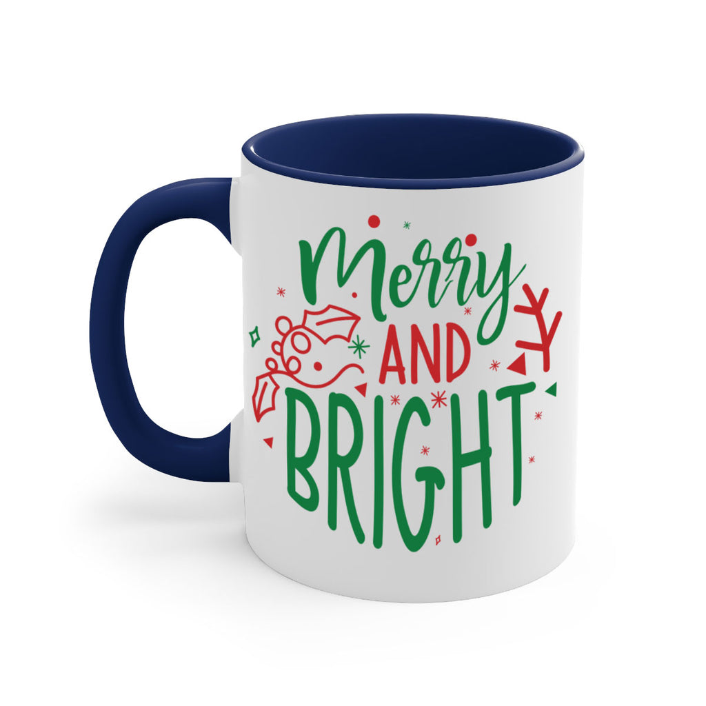merry and bright style 471#- christmas-Mug / Coffee Cup