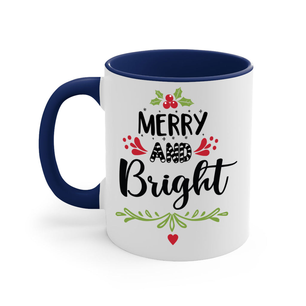 merry and bright style 474#- christmas-Mug / Coffee Cup