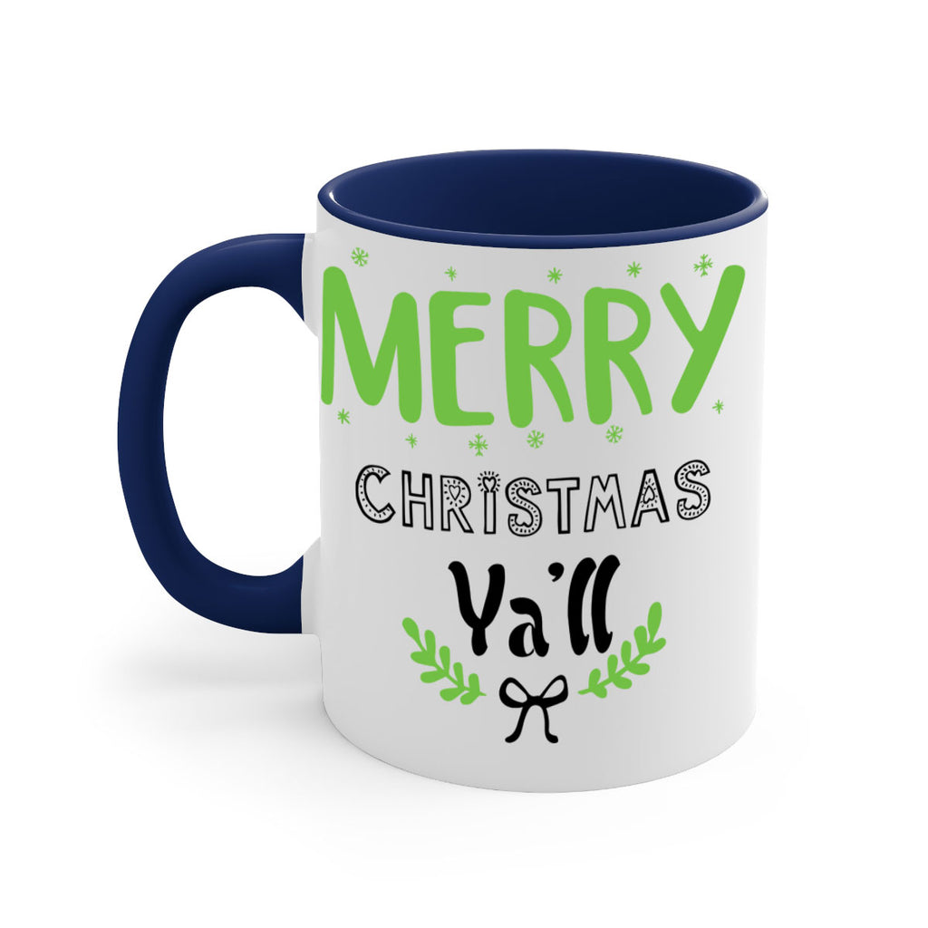 merry christmas ya ll style 506#- christmas-Mug / Coffee Cup