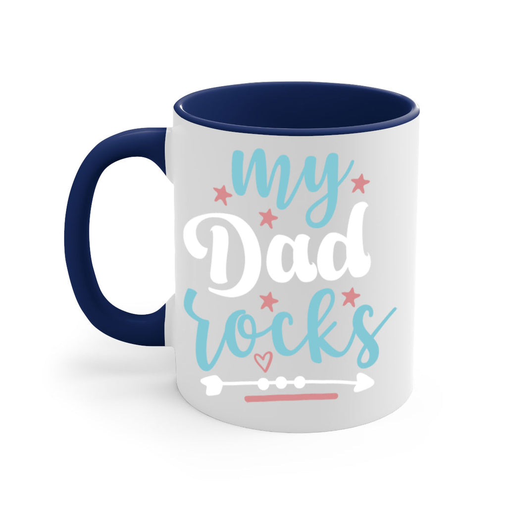 my dad rocks 82#- fathers day-Mug / Coffee Cup