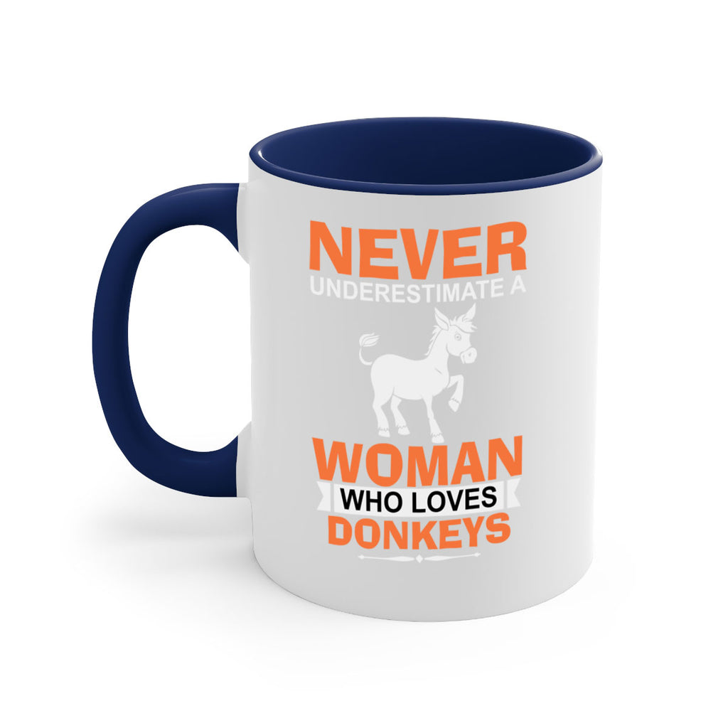 never underestimate a woman who loves donkeys Style 1#- Donkey-Mug / Coffee Cup