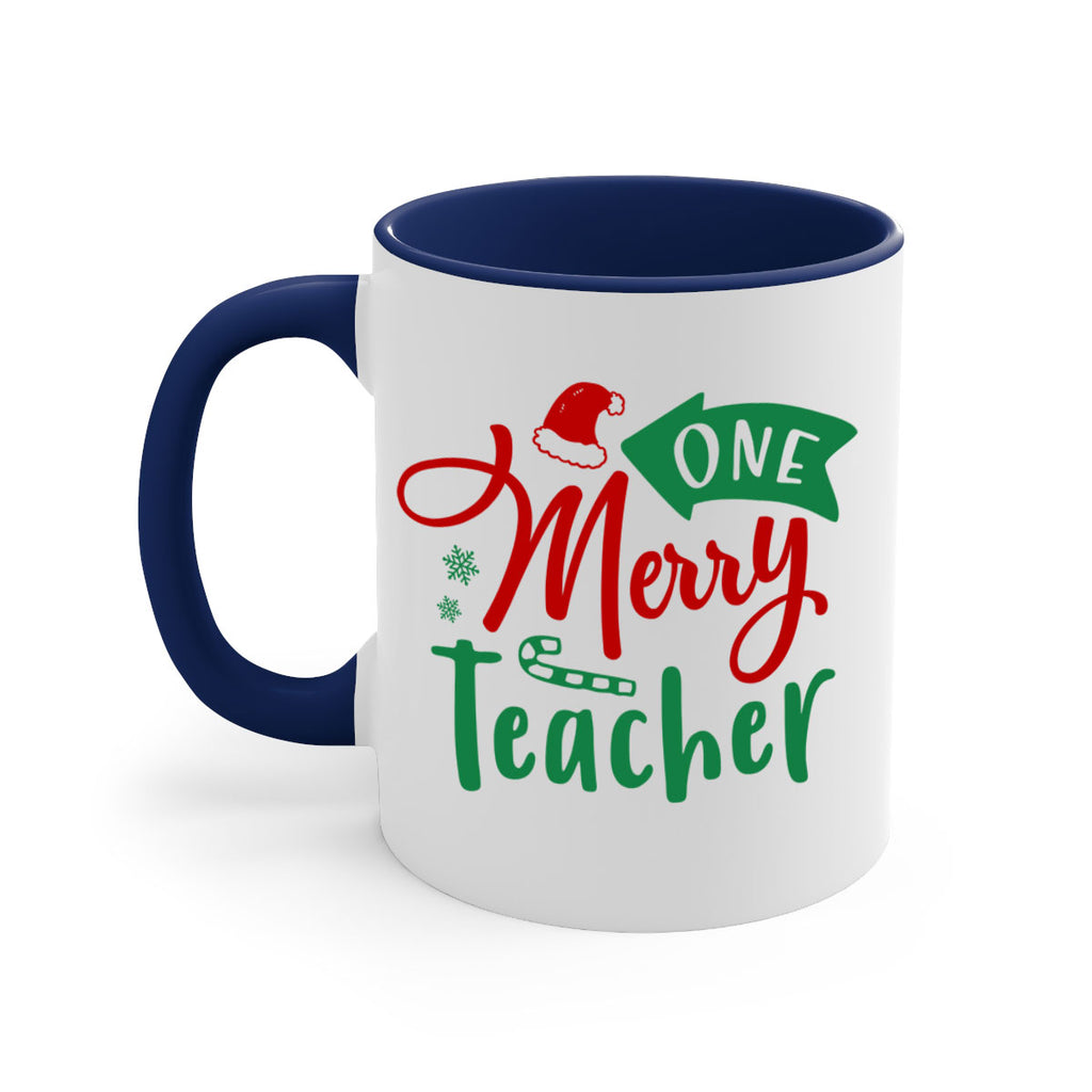 one merry teacher style 575#- christmas-Mug / Coffee Cup