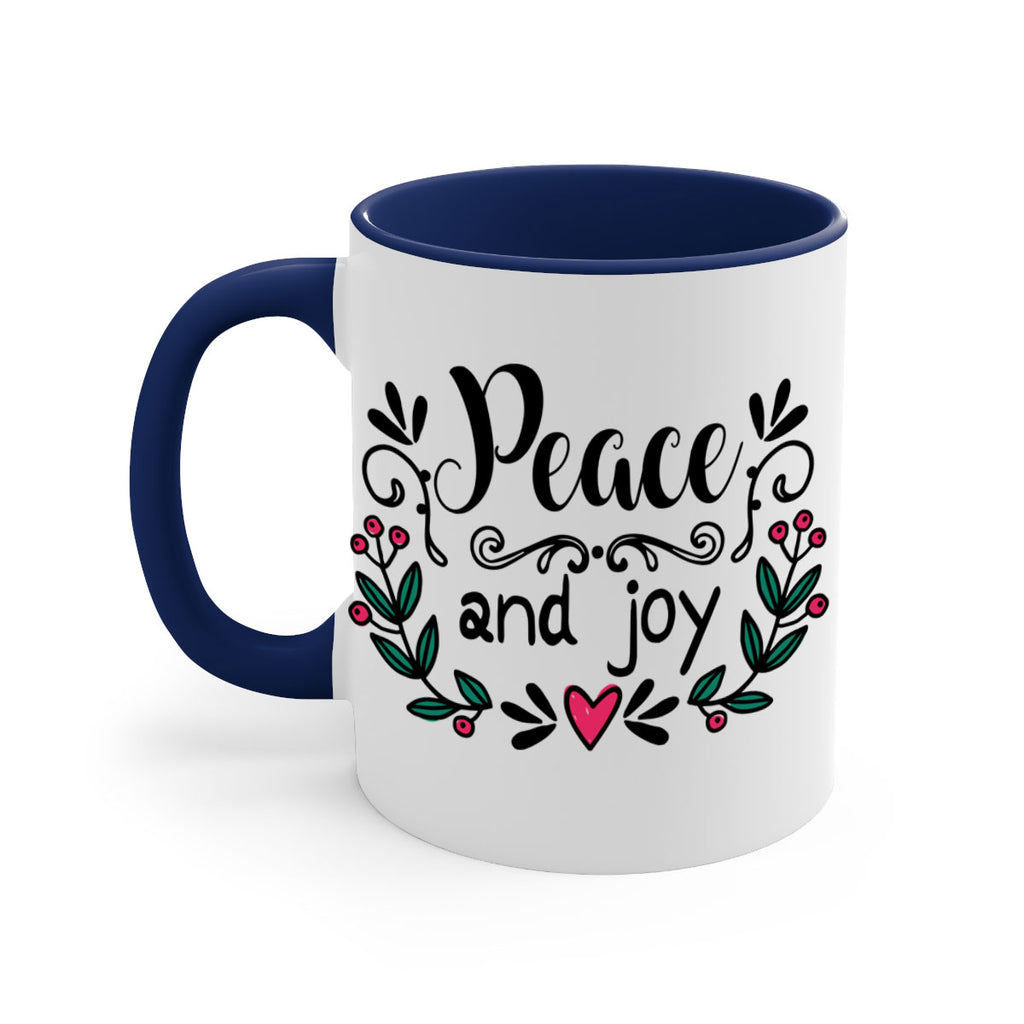 peace and joy style 582#- christmas-Mug / Coffee Cup