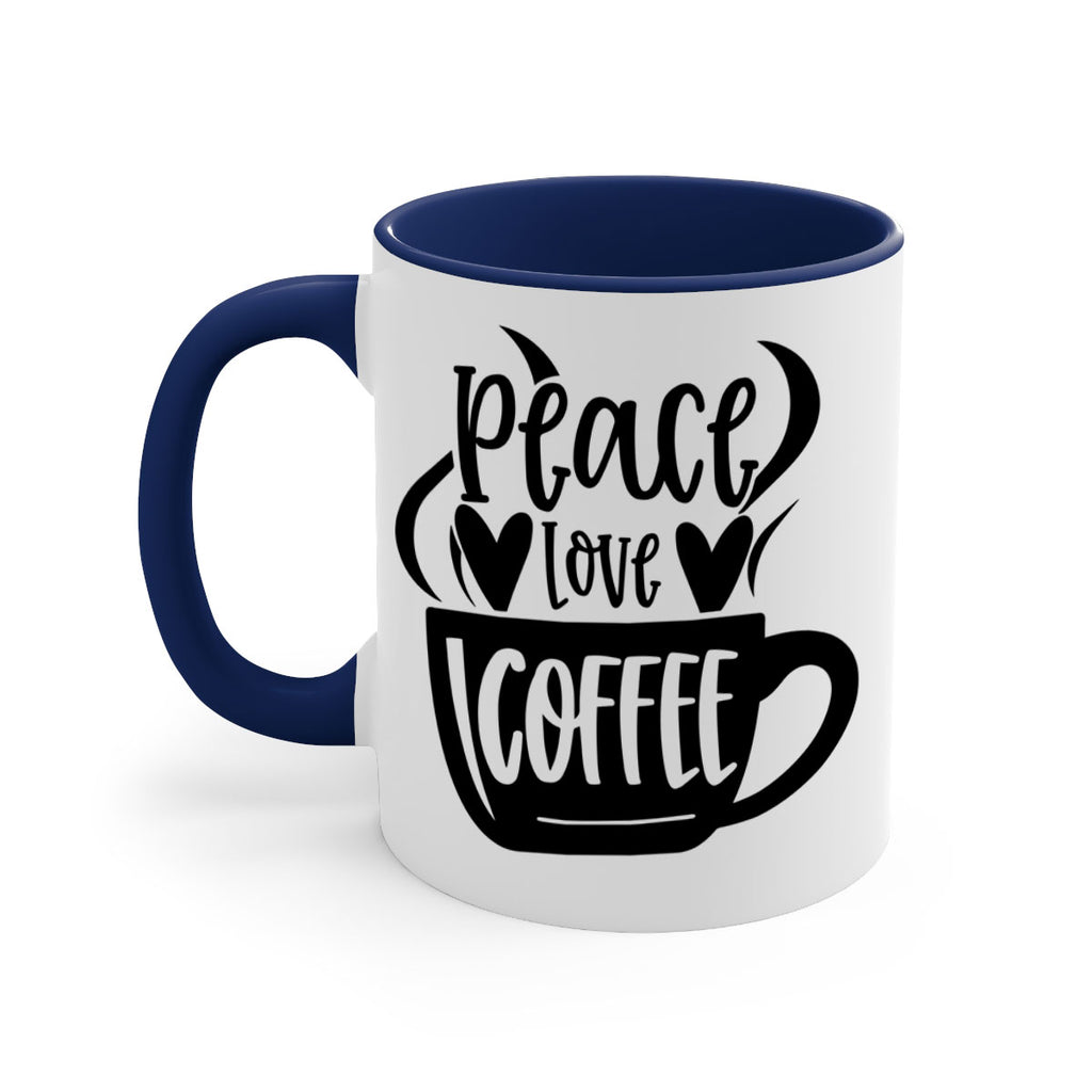 peace love coffee 48#- coffee-Mug / Coffee Cup