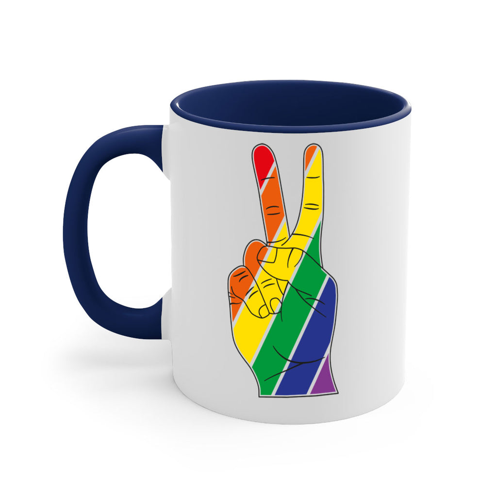 peacehand 72#- lgbt-Mug / Coffee Cup