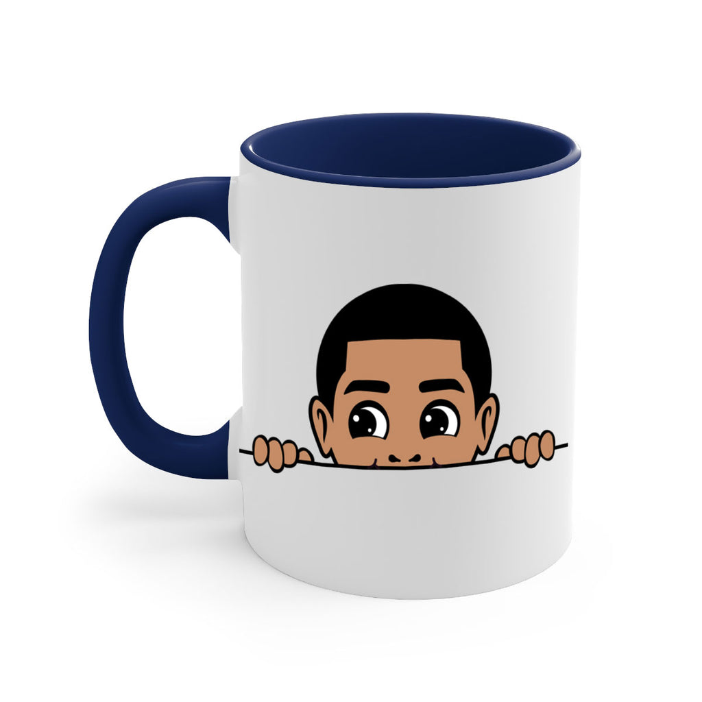peekaboo boy 17#- Black men - Boys-Mug / Coffee Cup