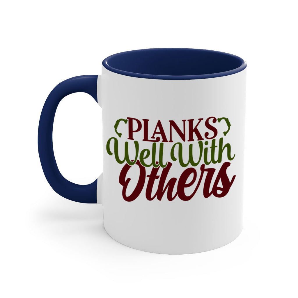 planks well with others 25#- gym-Mug / Coffee Cup