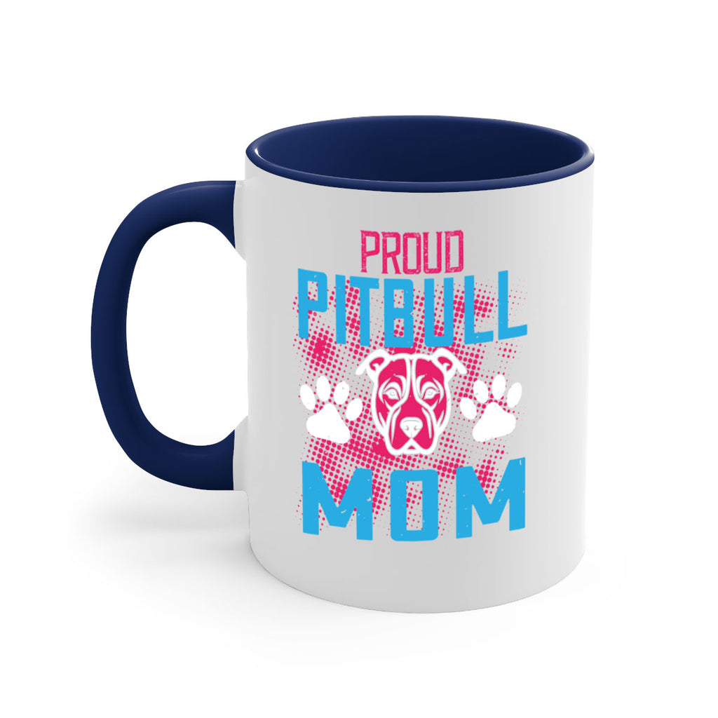 proud pitbull mom 70#- mom-Mug / Coffee Cup