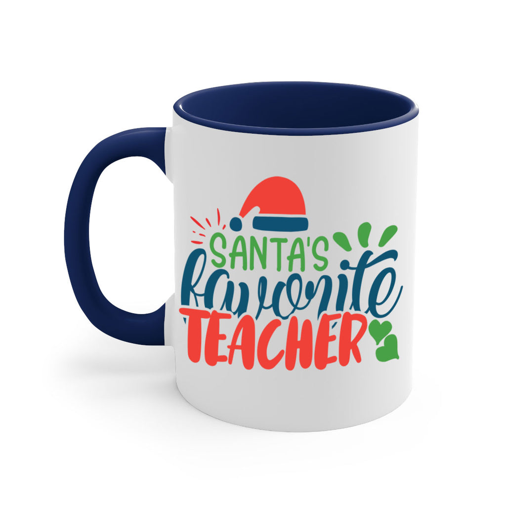 santas favorite teacher Style 151#- teacher-Mug / Coffee Cup