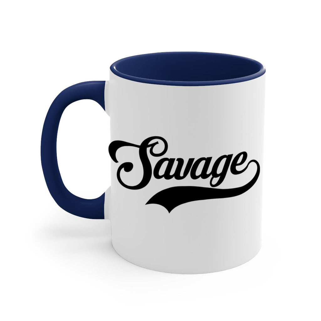 savage script 40#- black words - phrases-Mug / Coffee Cup