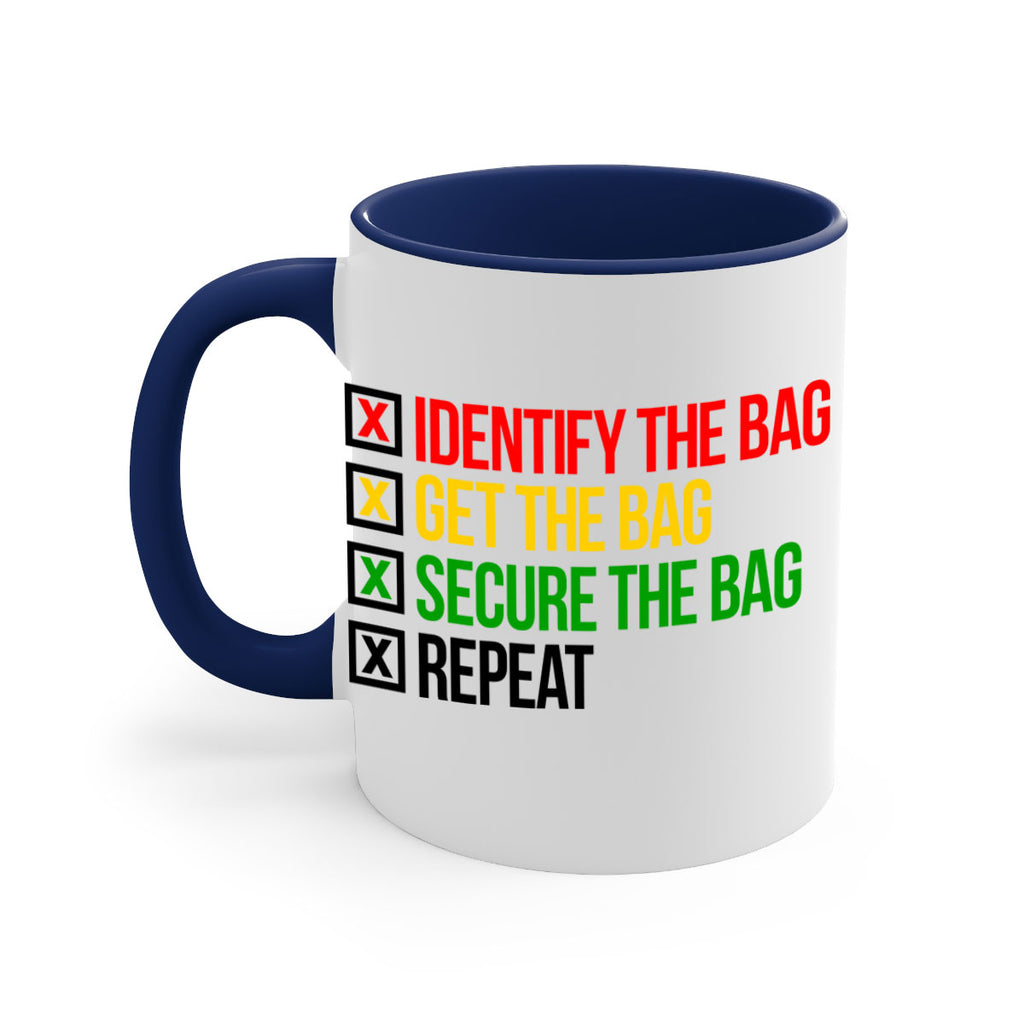 secure the bag 38#- black words - phrases-Mug / Coffee Cup