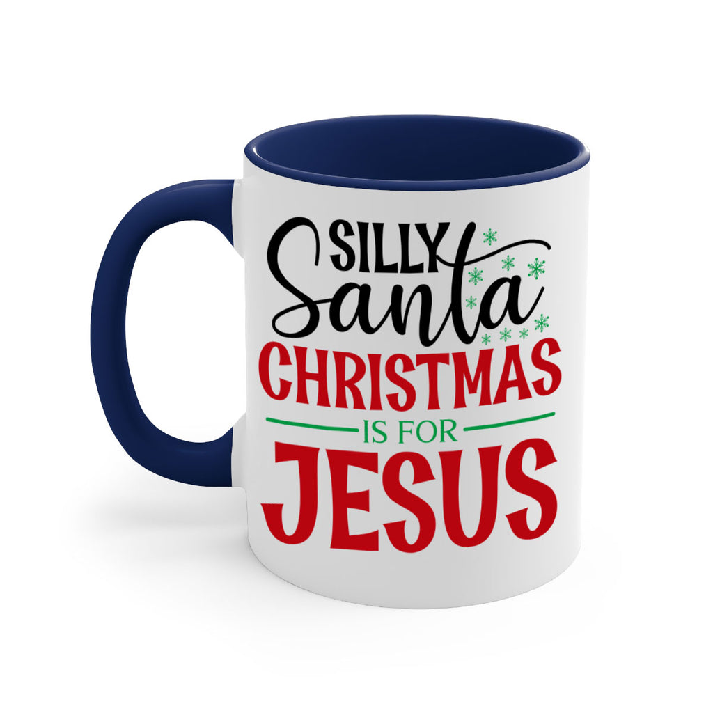 silly santa christmas is for jesus style 1174#- christmas-Mug / Coffee Cup
