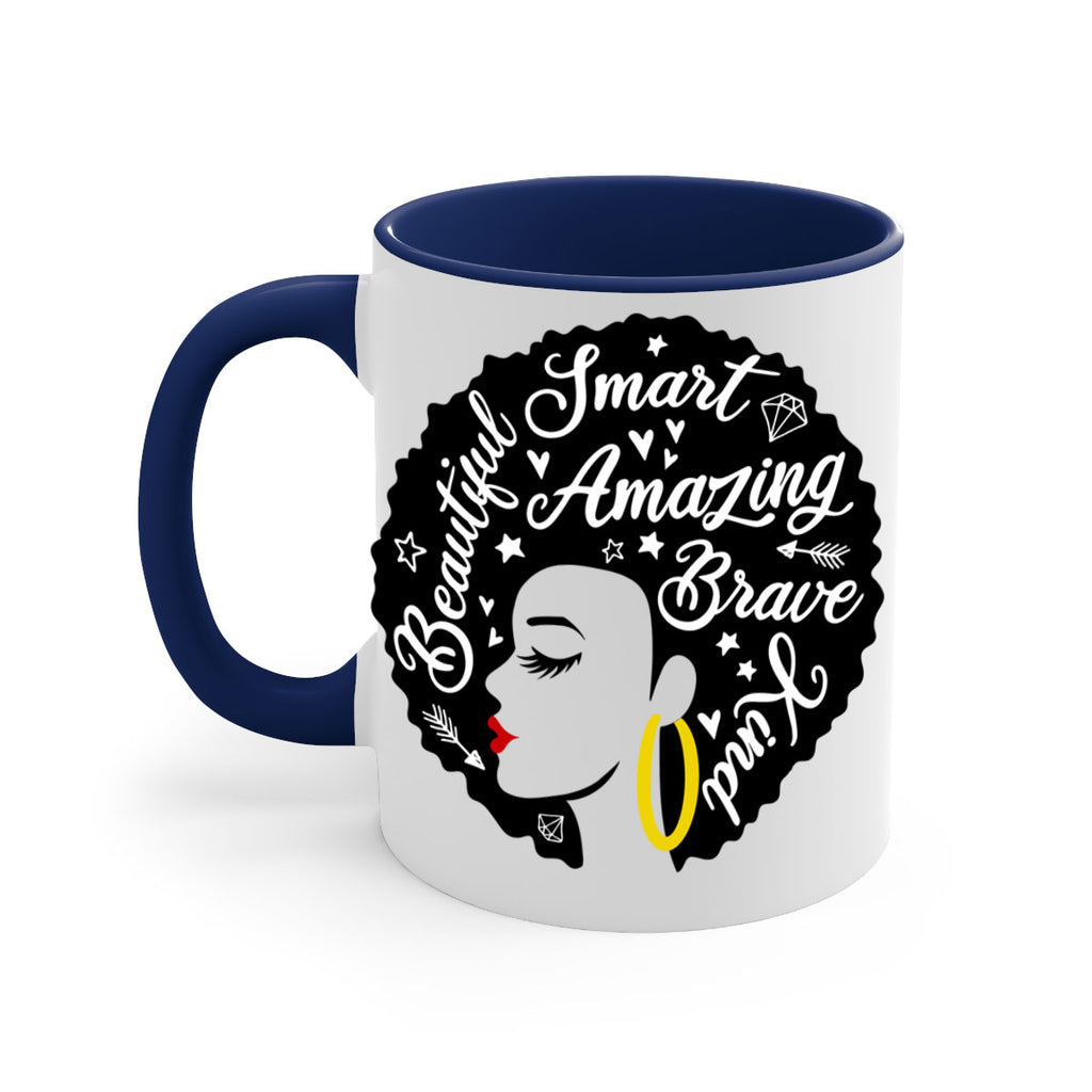 smart beautiful Style 5#- Black women - Girls-Mug / Coffee Cup