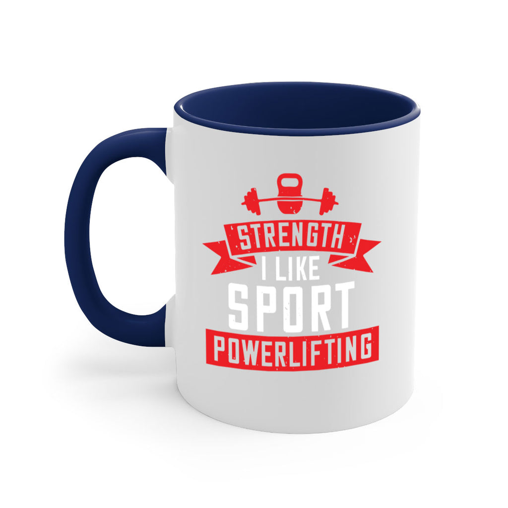 strength i like sport powerlifting 73#- gym-Mug / Coffee Cup