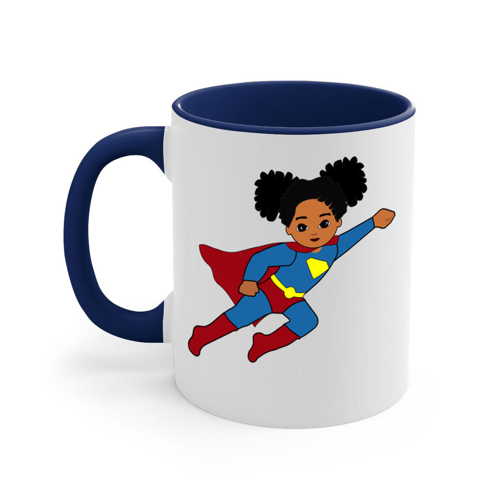 super kids girl 3#- Black women - Girls-Mug / Coffee Cup